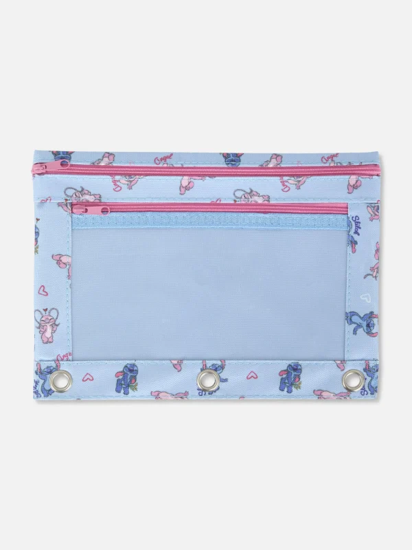 Primark Disney’s Stitch Pencil Case Blue Hot