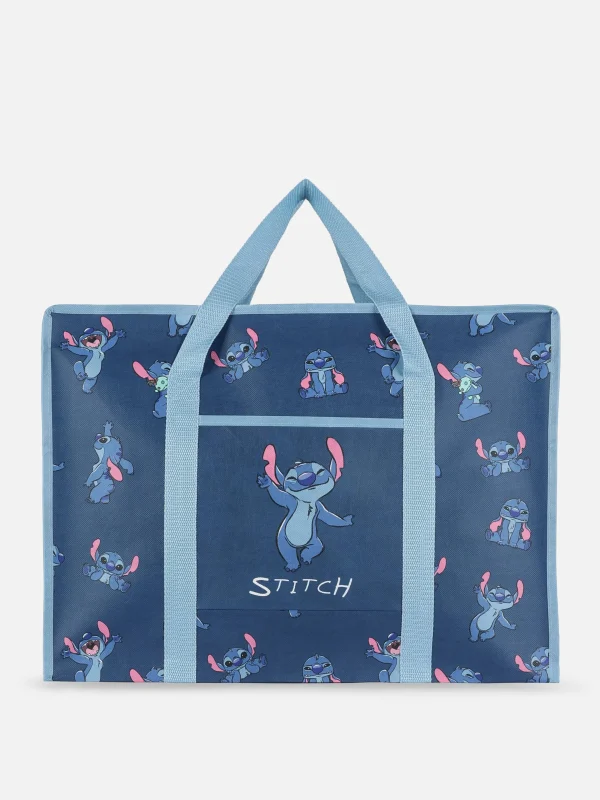Primark Disney's Stitch Reusable Storage Bag Navy Shop