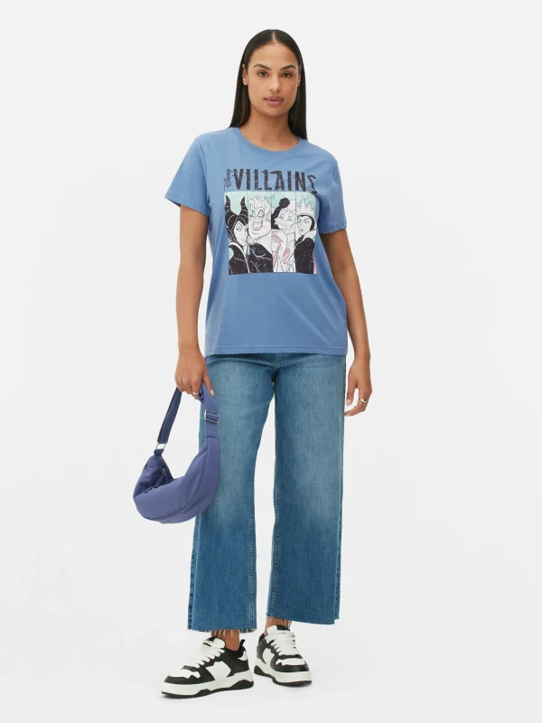 Primark Disney’s Villains Graphic T-Shirt Dark Blue Flash Sale