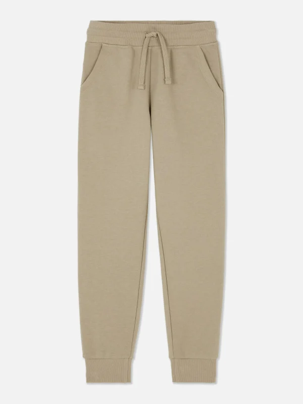Primark Drawstring Cuffed Joggers Stone Fashion