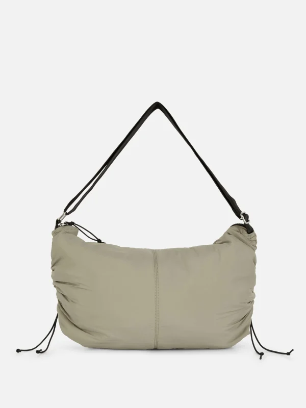 Primark Drawstring Detail Sling Bag Olive Best Sale