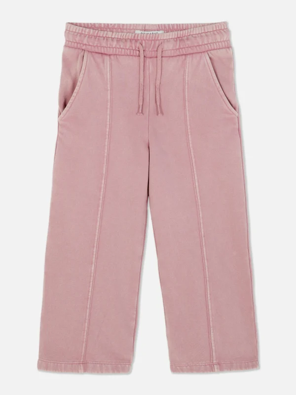 Primark Drawstring Wide Leg Joggers Pink Sale