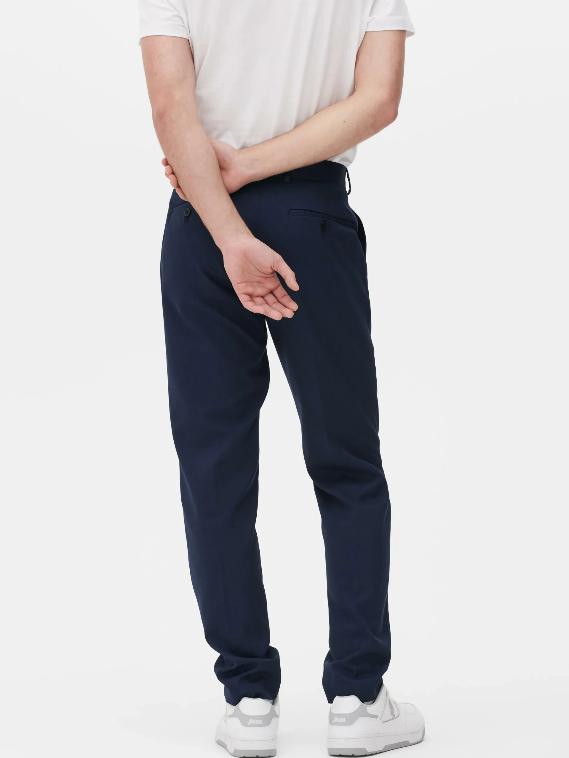 Primark Dressy Twill Pants Navy Online