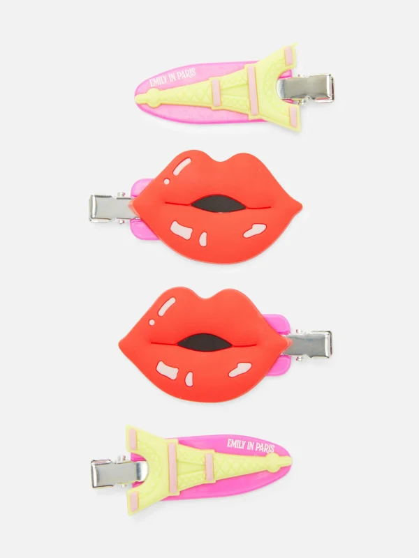 Primark Emily In Paris No-Dent Hair Clips Multi Flash Sale