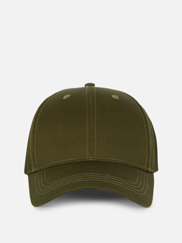 Primark Essential Baseball Cap Olive Cheap