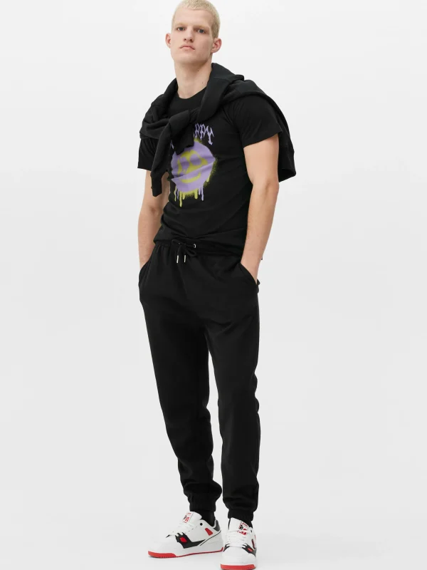 Primark Essential Drawstring Waist Joggers Black Best Sale