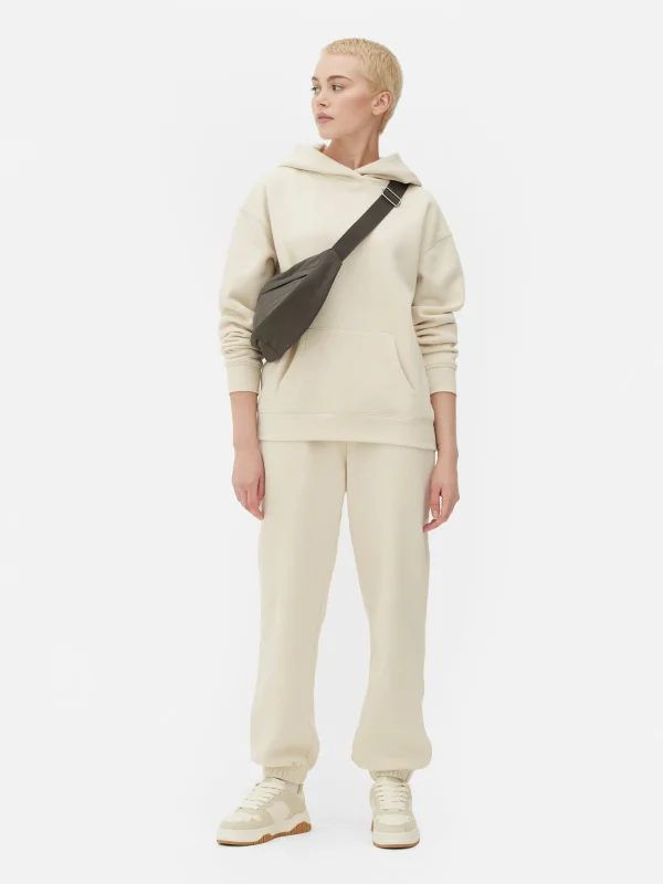 Primark Essential Pullover Hoodie Cream Clearance