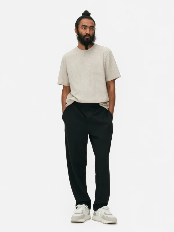 Primark Essential Straight Leg Joggers Black Flash Sale