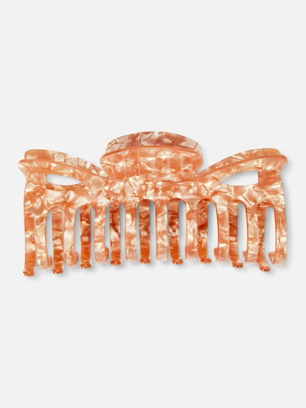 Primark Extra Large Resin Hair Clip Natural Clearance