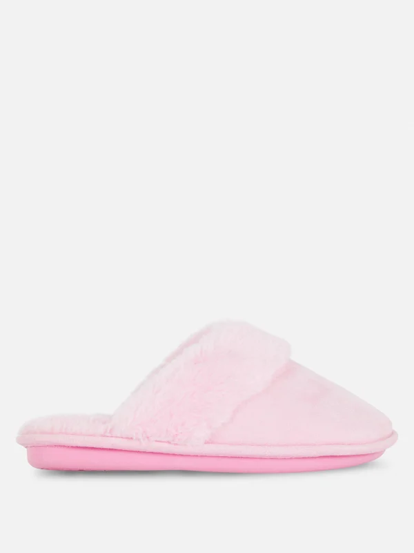 Primark Faux Suede Slippers Pink Best Sale
