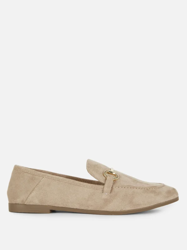Primark Faux Suede Snaffle Loafers Tan Best Sale