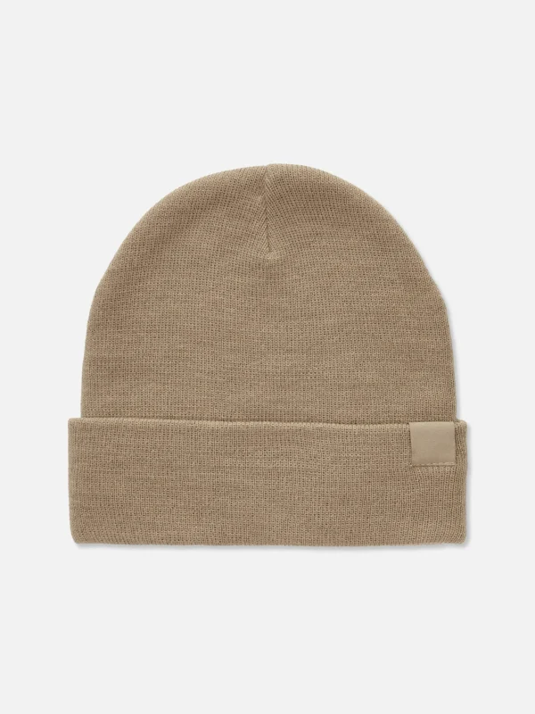 Primark Fine Knit Turn-Up Beanie Camel Best Sale