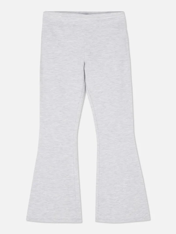 Primark Flared Jersey Leggings Gray Heather Flash Sale