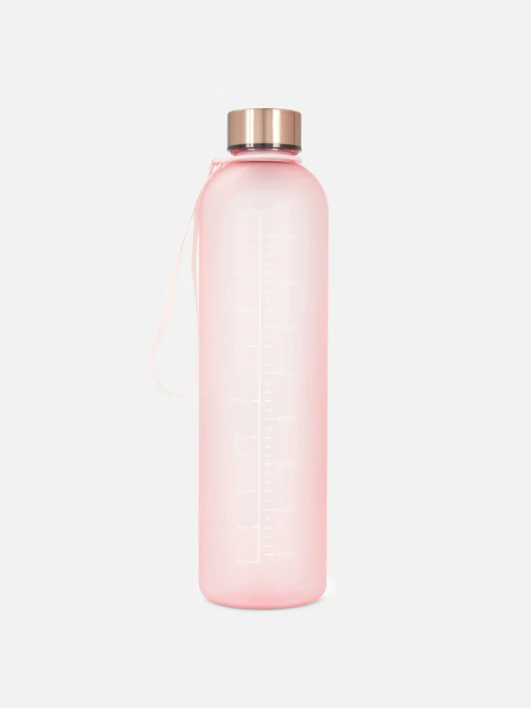 Primark Frosted Water Bottle Light Pink Fashion