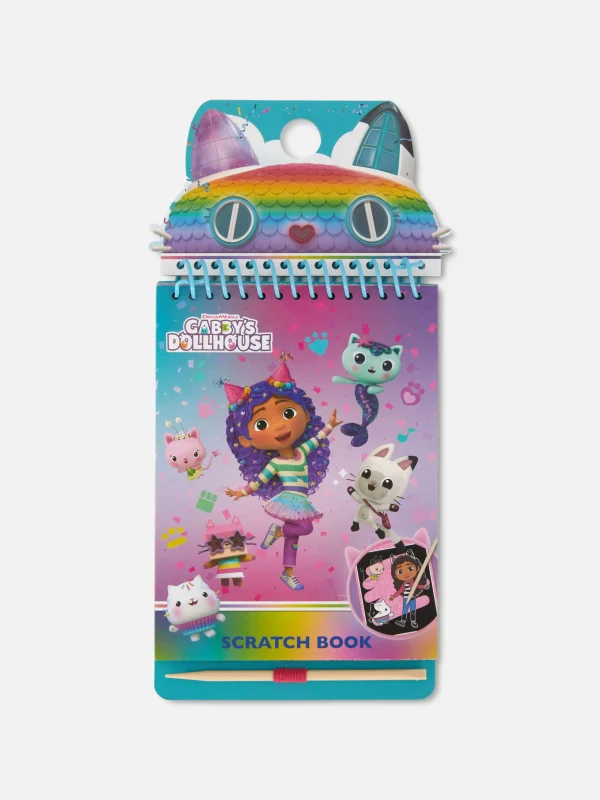 Primark Gabby’s Dollhouse Scratch Book Blue Sale