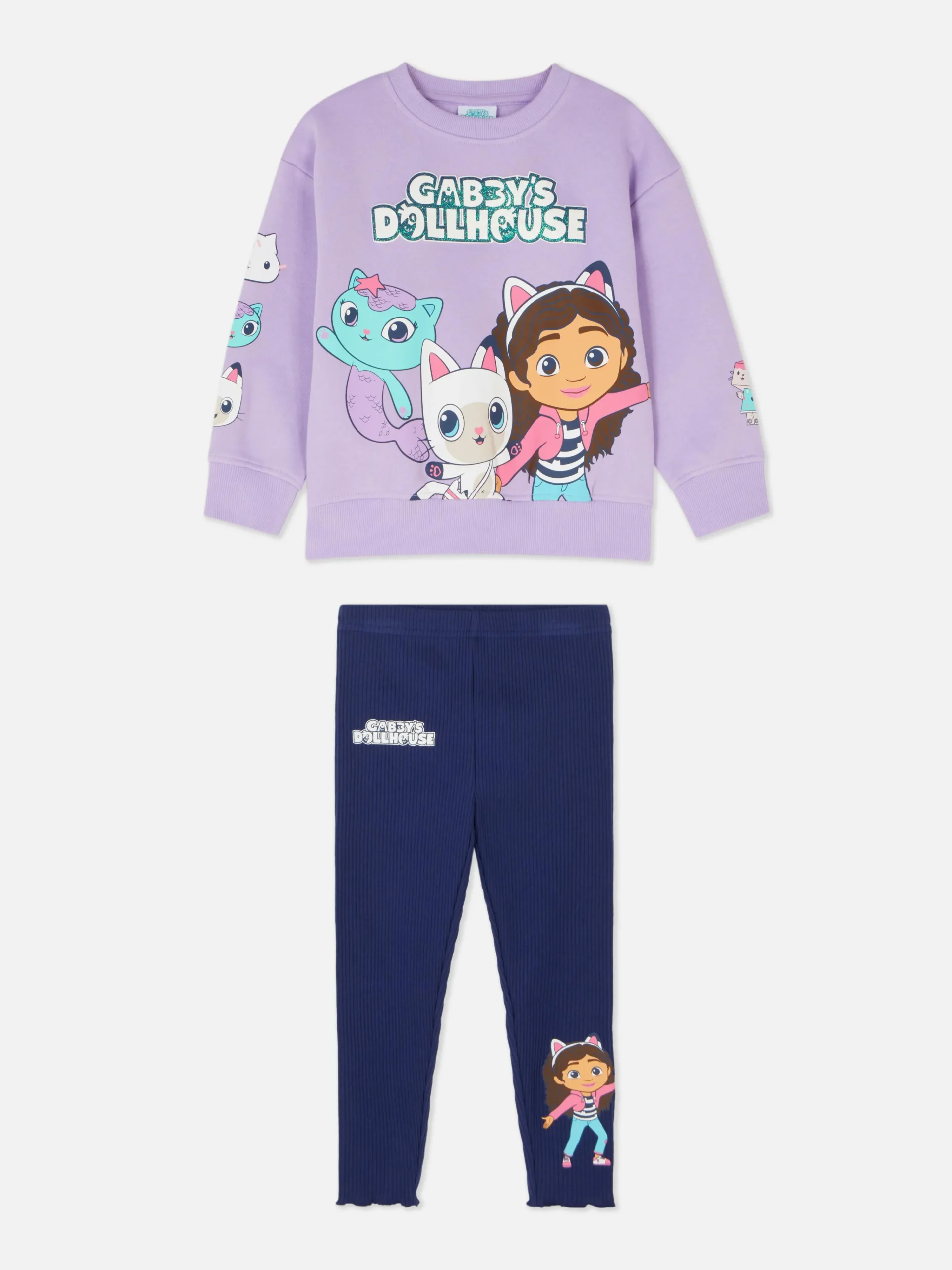 Primark Gabby’s Dollhouse Sweatshirt And Leggings Set Multi Online