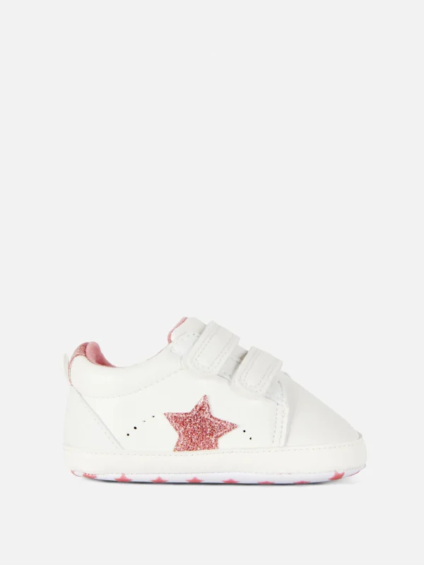 Primark Glitter Star Sneakers Pink Outlet