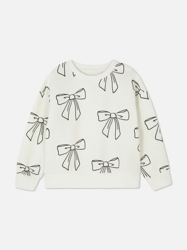 Primark Graphic Sweatshirt Ivory Best Sale