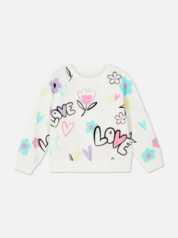 Primark Graphic Sweatshirt Multi Clearance