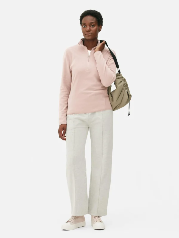 Primark Half-Zip Fleece Pink Discount