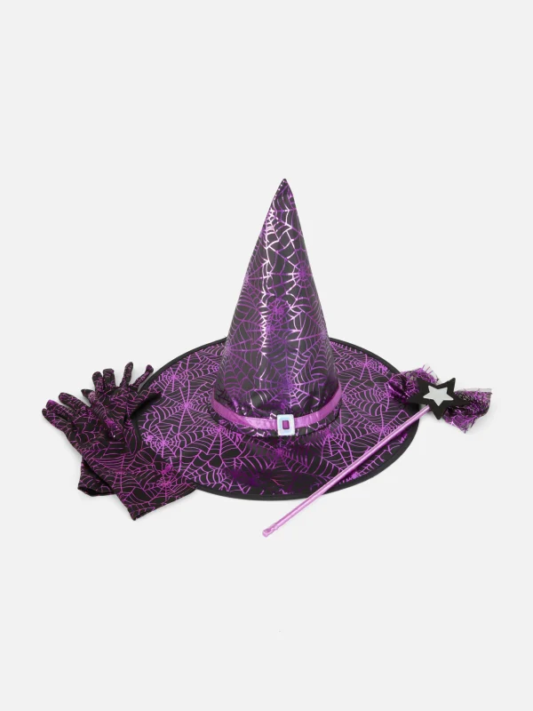 Primark Halloween Witch 3-Piece Accessory Set Black Cheap