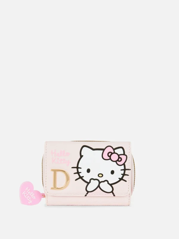 Primark Hello Kitty Initial Zip-Up Purse Pink Discount