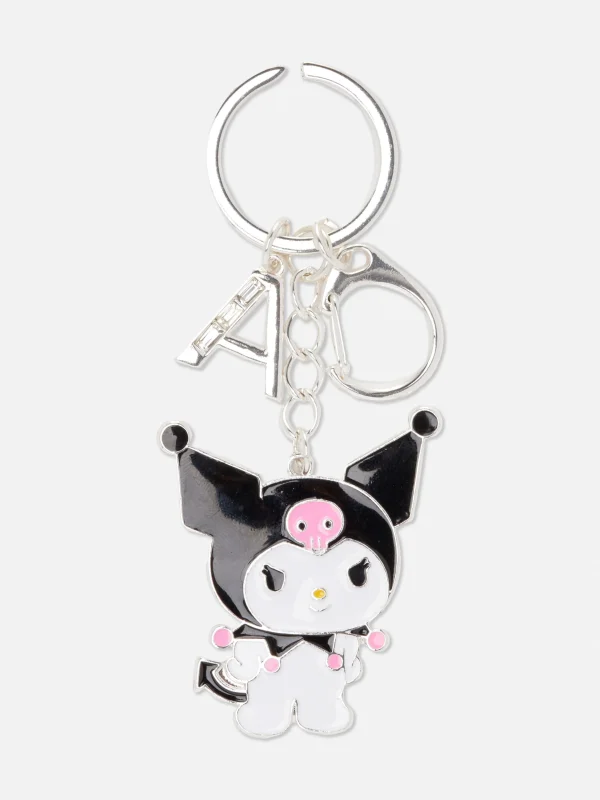 Primark Hello Kitty Kuromi Initial Keyring Black Store