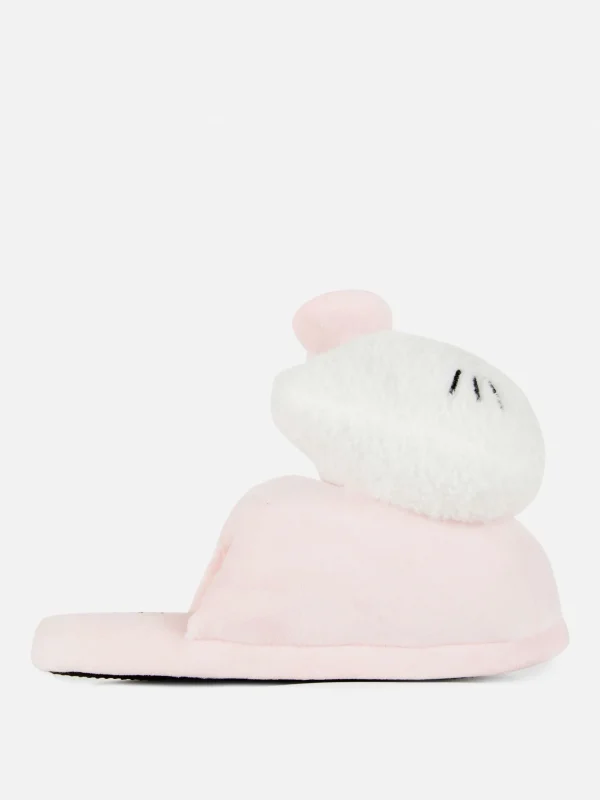 Primark Hello Kitty Plush Slippers Pink Cheap