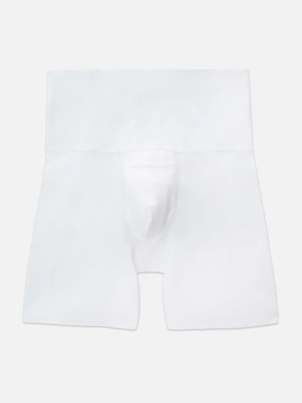 Primark High Waist Shapewear Boxer Briefs White Cheap
