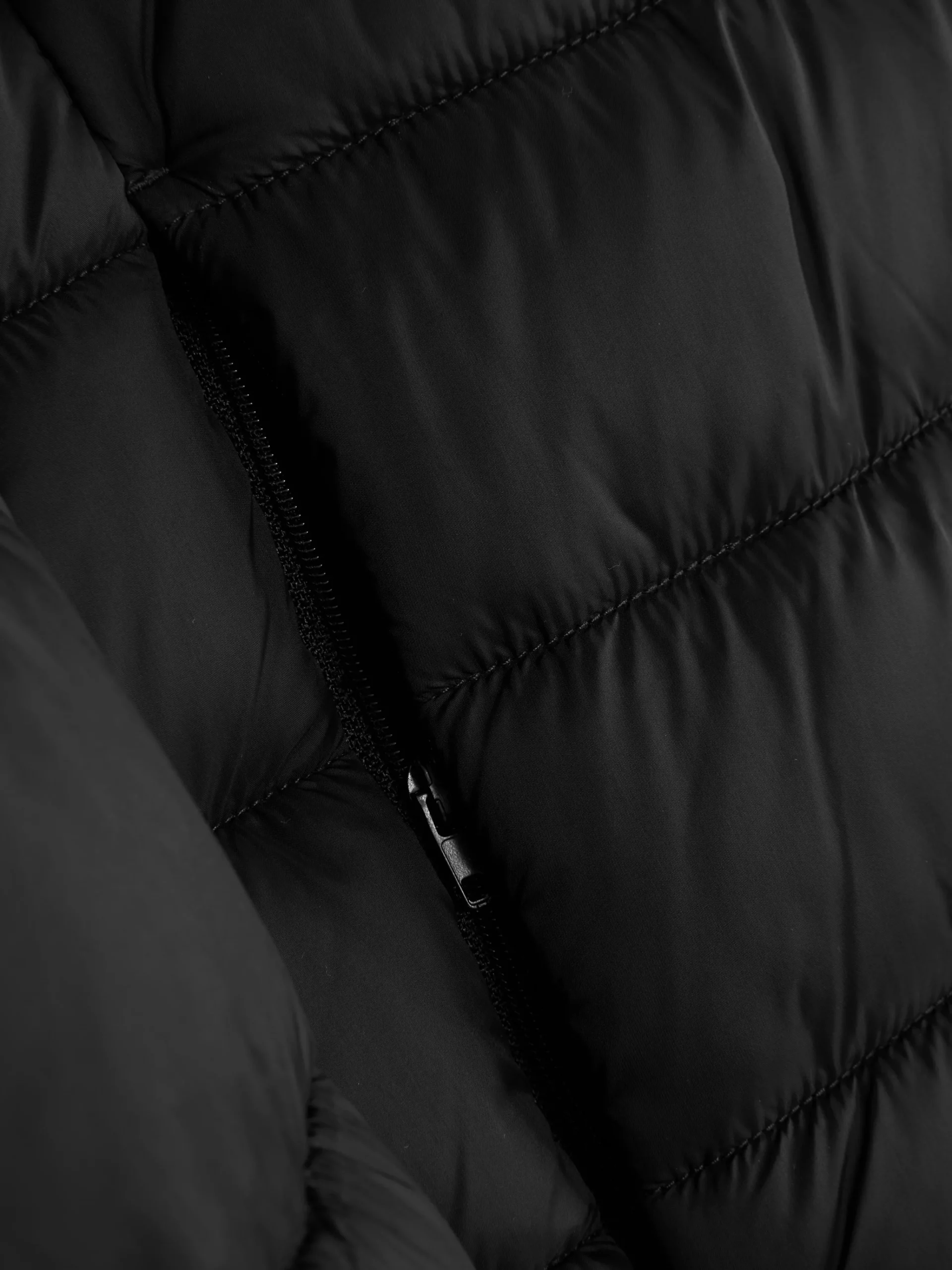 Primark Hooded Puffer Jacket Black New