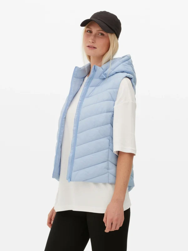 Primark Hooded Vest Blue Shop