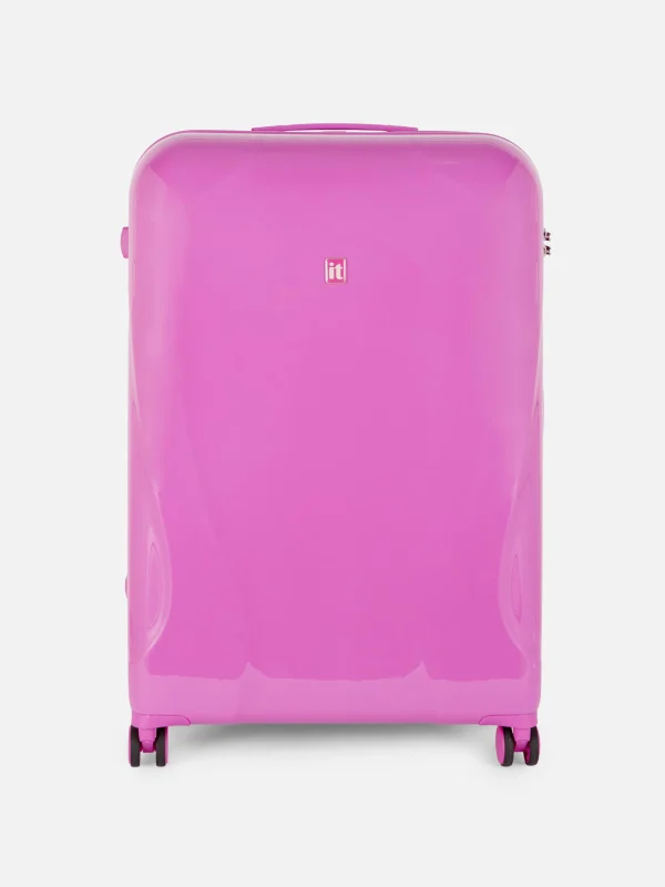 Primark It Luggage 8-Wheel Hard Shell Suitcase Purple Best Sale