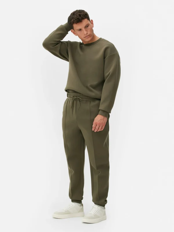 Primark Kem Pintuck Cuffed Joggers Olive Flash Sale