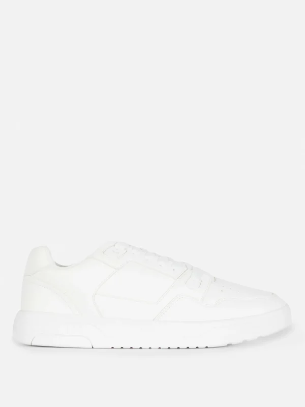 Primark Lace-Up Low Tops White Shop