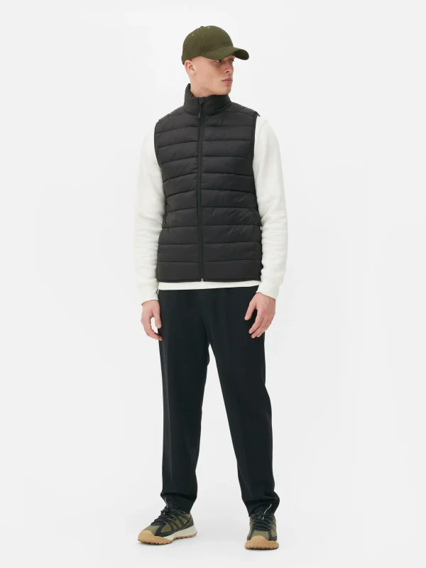 Primark Lightweight Padded Vest Black New