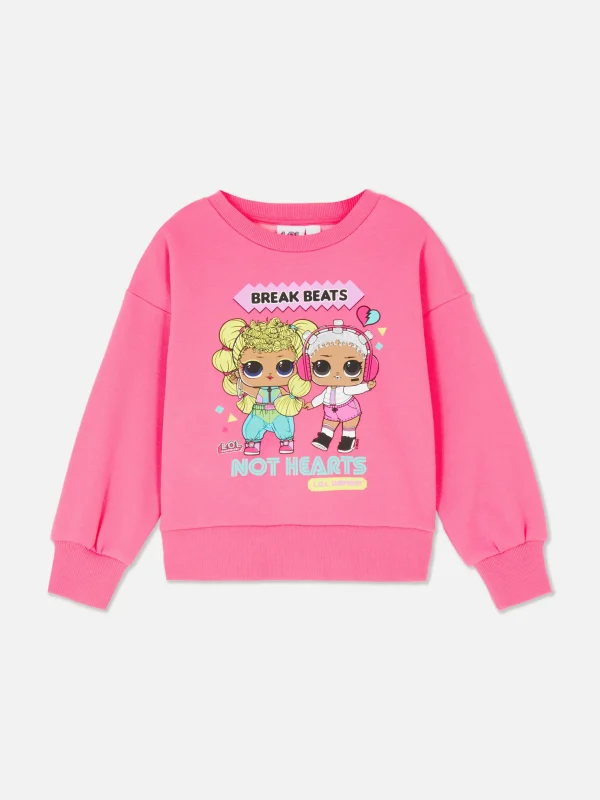 Primark LOL! Surprise Graphic Sweatshirt Hot Pink Clearance