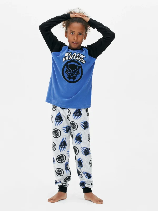 Primark MARVEL Black Panther Fleece Pajamas Blue Shop