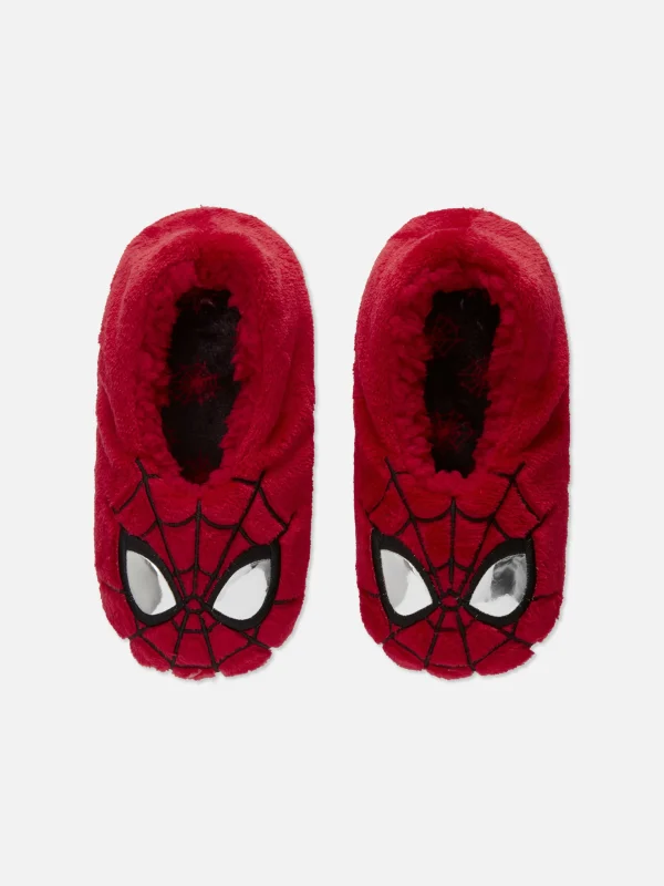 Primark Marvel Spider-Man Soft Slippers Red Fashion