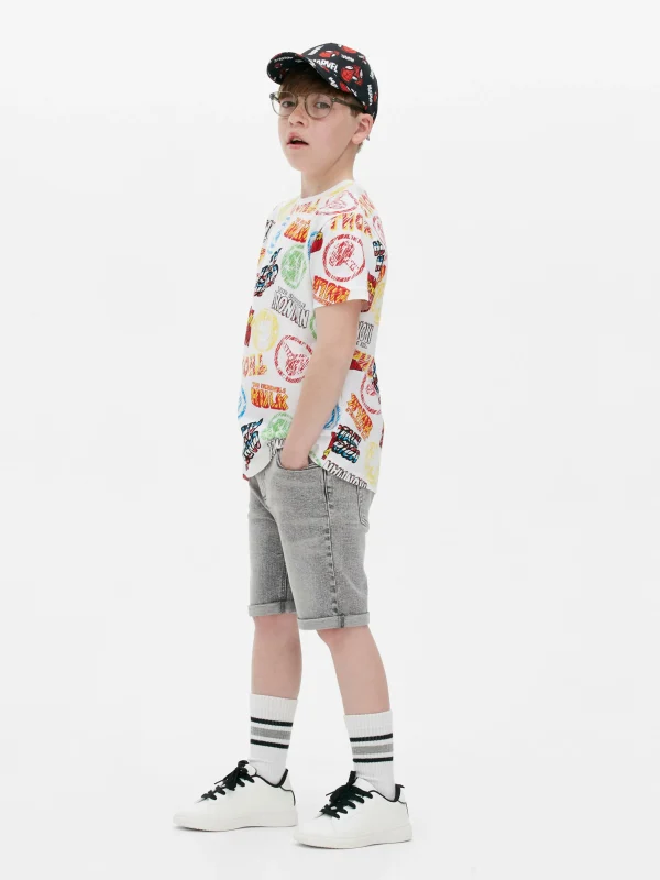 Primark Marvel The Avengers Hero Icon T-Shirt White Cheap