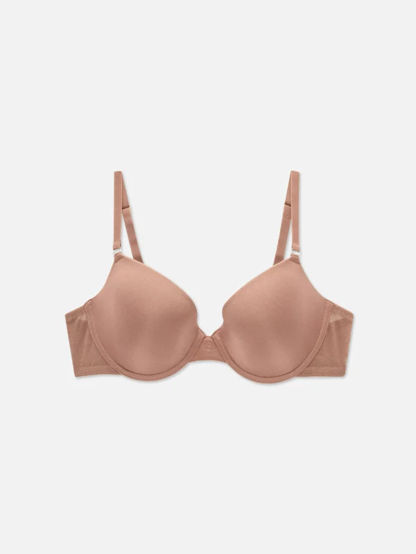 Primark Mesh Wing T-Shirt Bra Brown Store