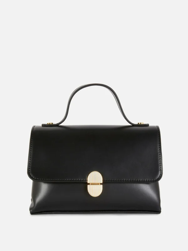 Primark Midi Fold-Over Crossbody Bag Black Hot