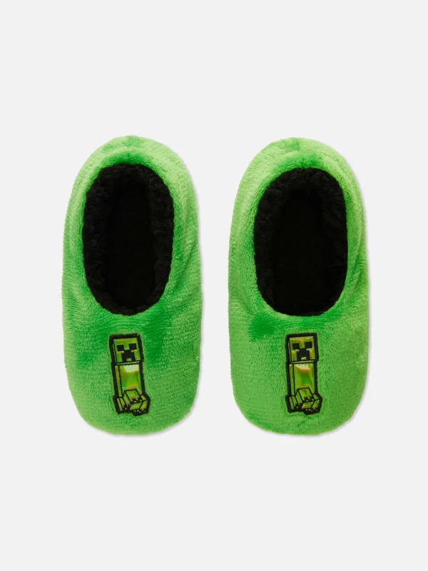 Primark Minecraft Creeper Footie Socks Green Outlet