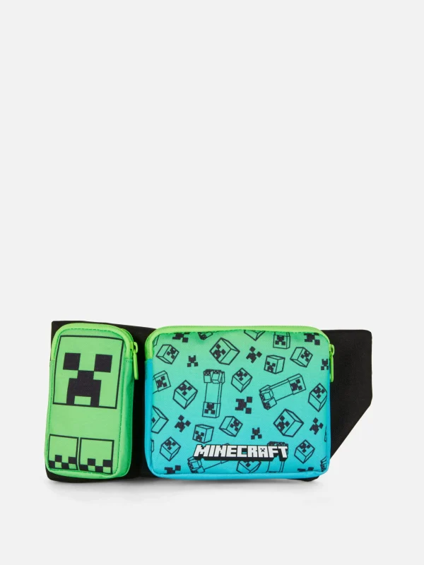 Primark Minecraft Crossbody Bag Green Flash Sale