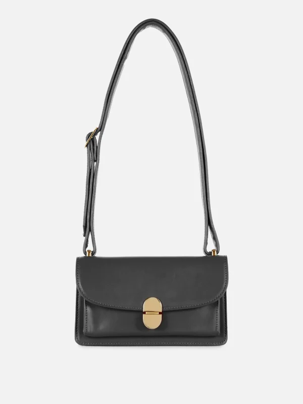 Primark Mini Lock Crossbody Bag Black Hot