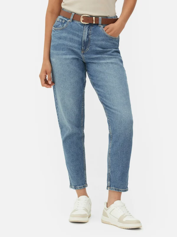 Primark Mom Jeans Mid Blue Best Sale