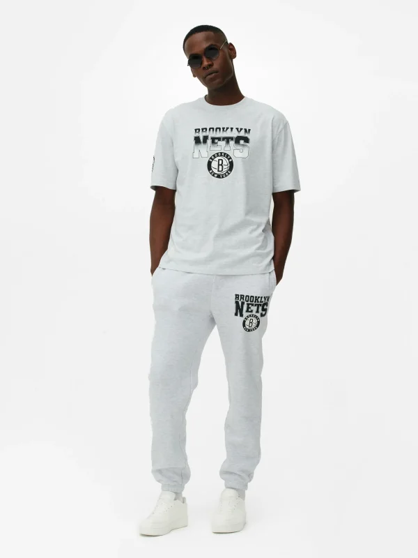 Primark NBA Brooklyn Nets T-Shirt Gray Heather Best Sale