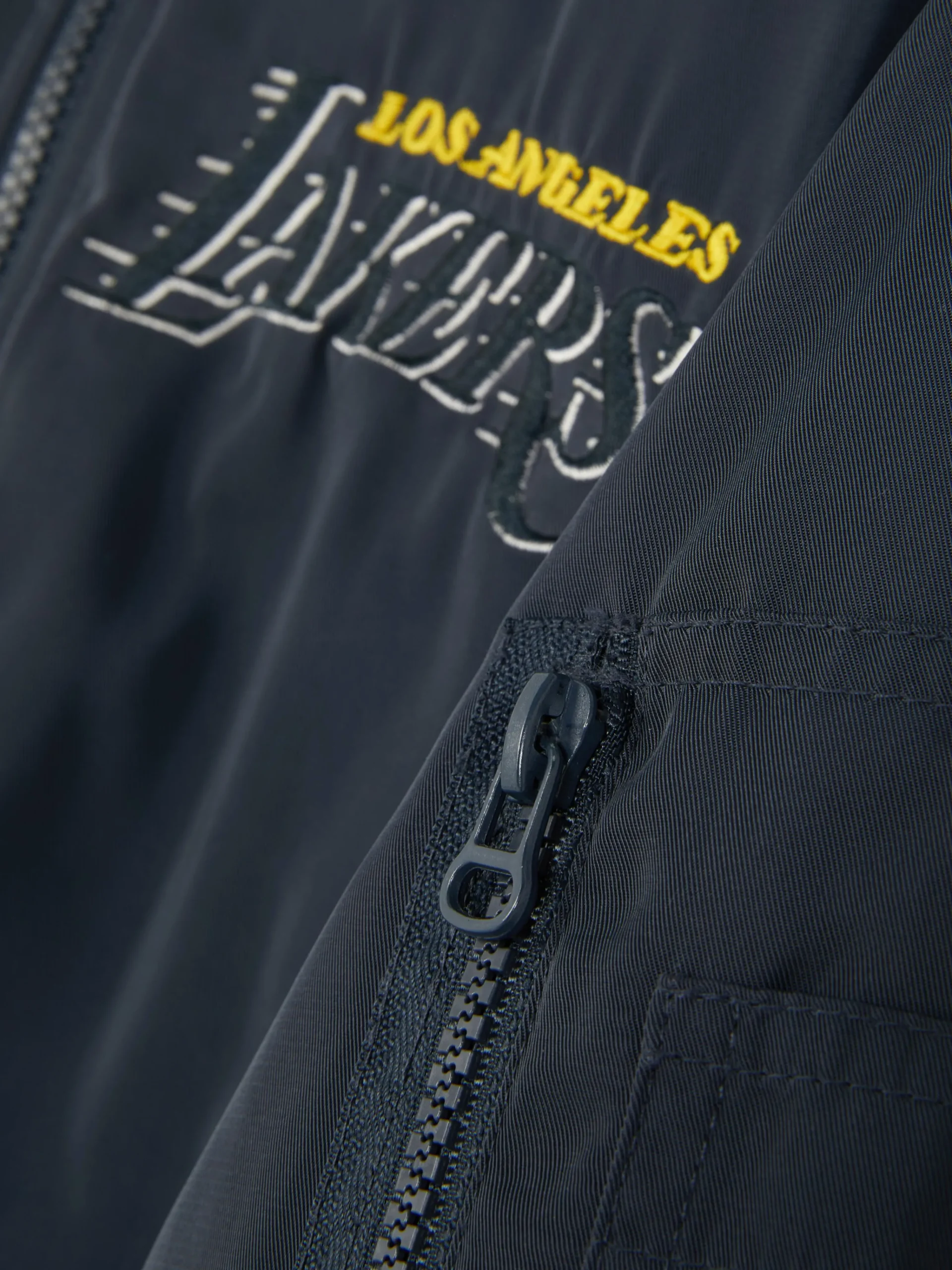Primark NBA Los Angeles Lakers Bomber Jacket Gray Best Sale