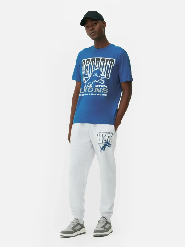 Primark NFL Detroit Lions T-Shirt Blue Cheap
