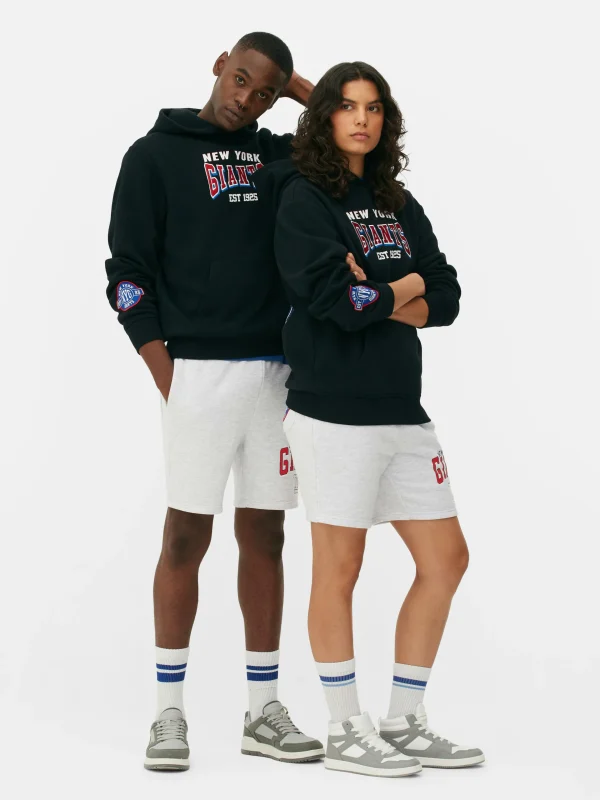 Primark NFL New York Giants Graphic Hoodie Black Shop