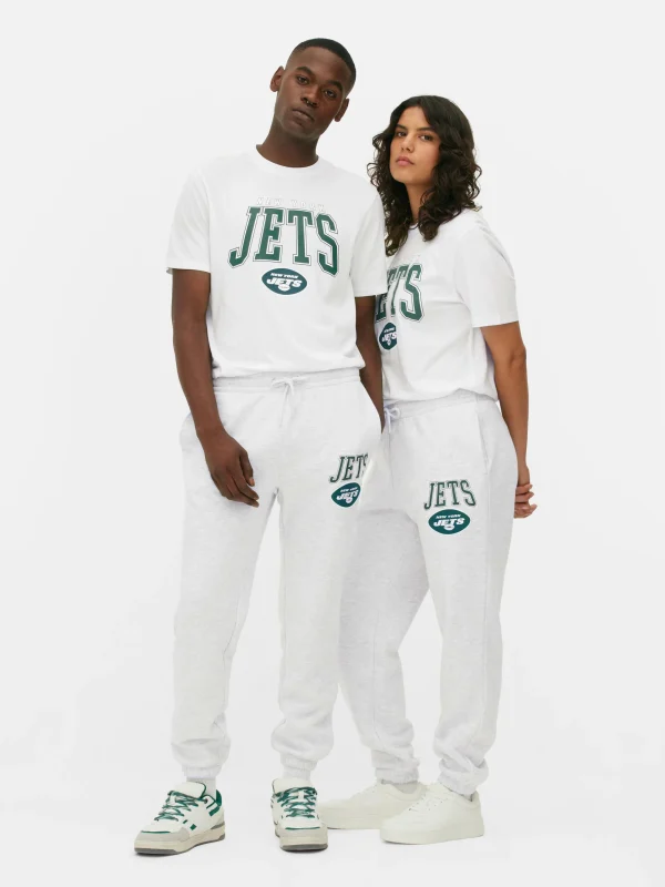 Primark NFL New York Jets Drawstring Joggers Gray Heather Online
